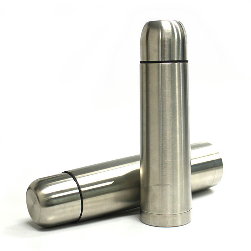 BPA free Stainless Steel Double Wall Vacuum Flask Insulated Thermos Bullet Shape Water Bottle