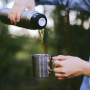 BPA free Stainless Steel Double Wall Vacuum Flask Insulated Thermos Bullet Shape Water Bottle