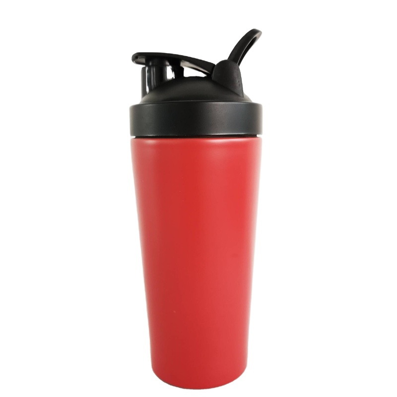 Factory Price Eco Friendly Double Layer Stainless Steel Protein Shaker Bottle Gym Shaker Bottle