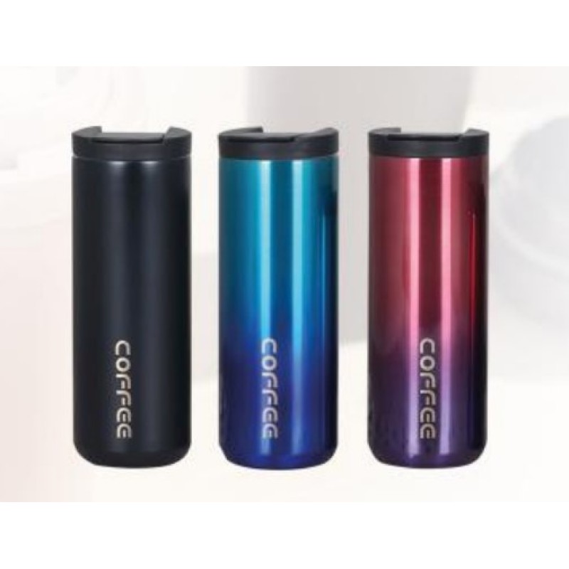 304 stainless steel insulated coffee cup 500ml non-overflow tea with cover coffee thermos travel cup