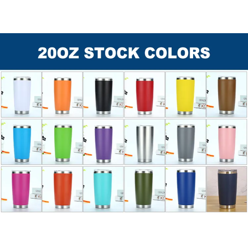 Customizable Wholesale 20oz 30oz Double Wall Stainless Steel Travel Coffee Wine Mug Tumbler Cup With Straw Custom Logo
