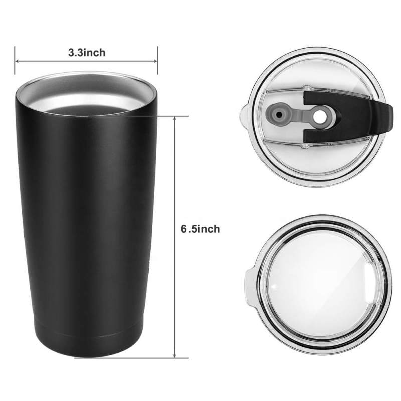 Customizable Wholesale 20oz 30oz Double Wall Stainless Steel Travel Coffee Wine Mug Tumbler Cup With Straw Custom Logo