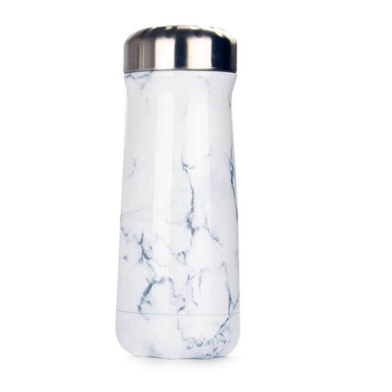 500ml BPA Free Water Bottle Double Wall Insulated Flask Stainless Steel Big Belly Cup with Lid