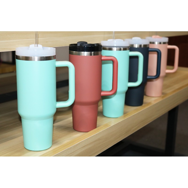 Best Quality Double Wall Thermos Vacuum Insulated Flask Stainless Steel Water Bottle With Handle Coffee Tumbler