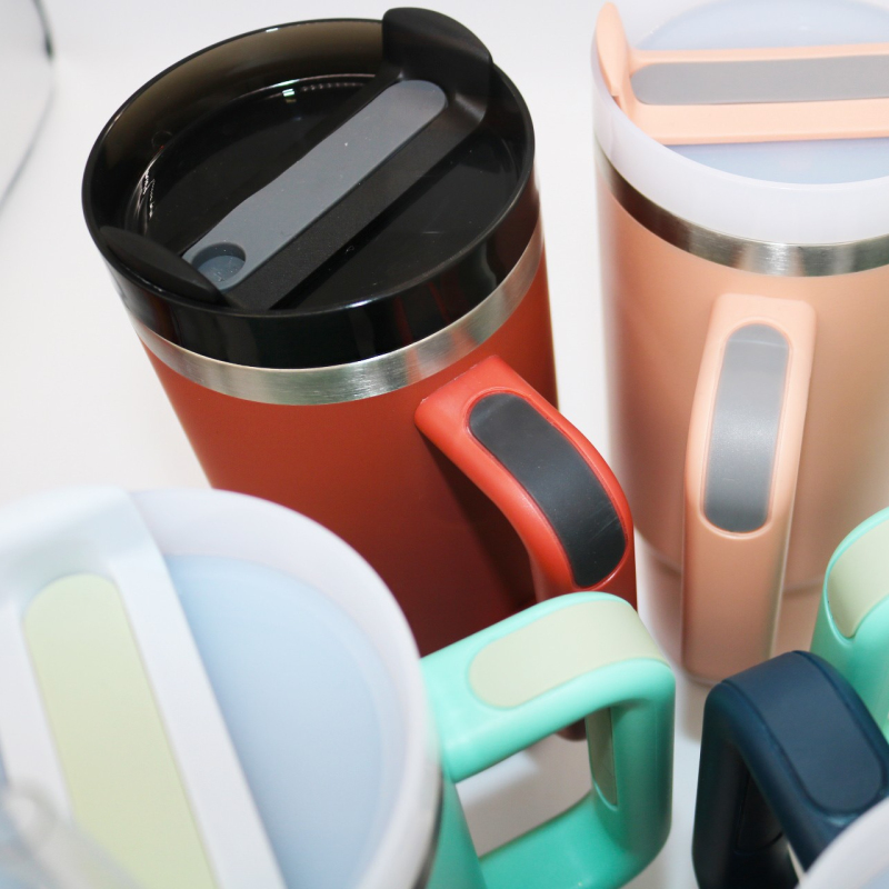 Best Quality Double Wall Thermos Vacuum Insulated Flask Stainless Steel Water Bottle With Handle Coffee Tumbler