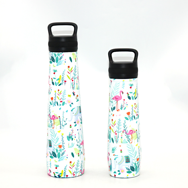 2024 New Trend Wholesale Stainless Steel Water Bottle Double Wall Vacuum Insulated Sports Bottle with Lid