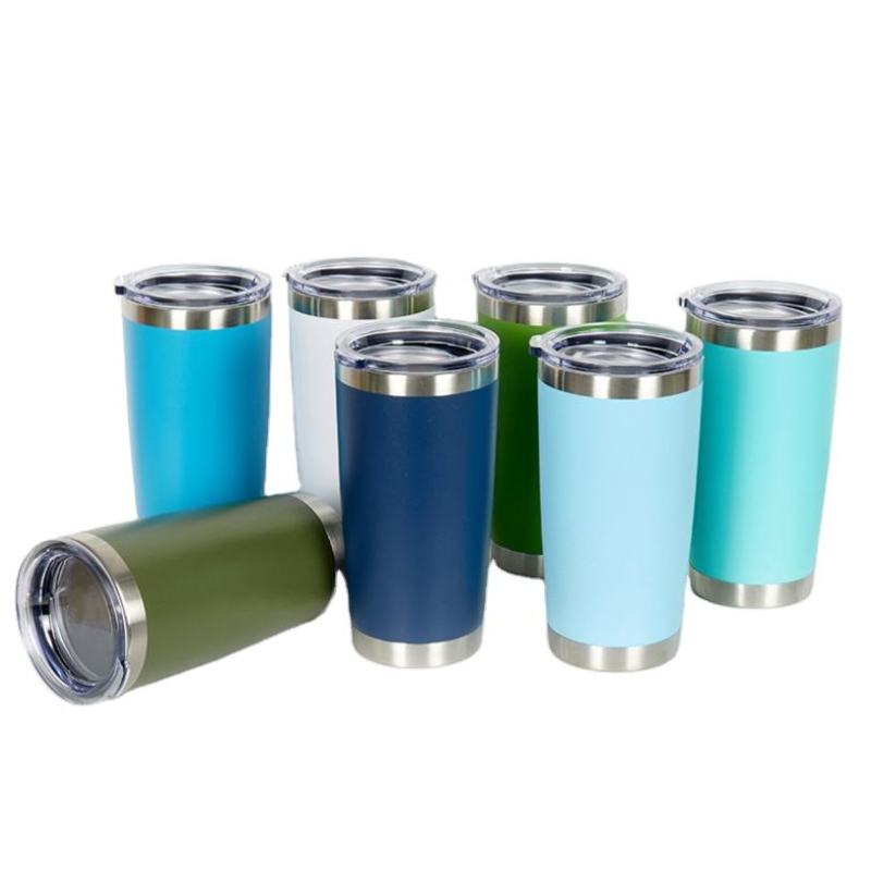 Hot Sale 20oz Vacuum Insulated Tumbler Stainless Steel Double Wall Travel Mug With Lid