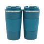 Hot Selling Stainless Steel Double Wall Insulated Coffee Travel Mug With Silicone Sleeve For Ice Drink & Hot Beverage
