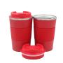 Hot Selling Stainless Steel Double Wall Insulated Coffee Travel Mug With Silicone Sleeve For Ice Drink & Hot Beverage