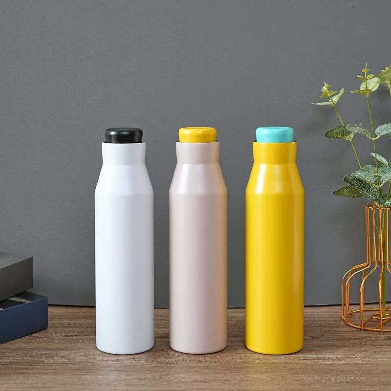 Wholesale 650ml Thermal Stainless Steel Vacuum Flask Insulated Termos Sport Water Bottle For Bicycle