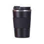 Eco Friendly Stainless Steel Thermos Double Wall Insulated Flask Vacuum Coffee Cup With Silicone Sleeve Office Travel Mug