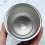 Eco Friendly Stainless Steel Thermos Double Wall Insulated Flask Vacuum Coffee Cup With Silicone Sleeve Office Travel Mug
