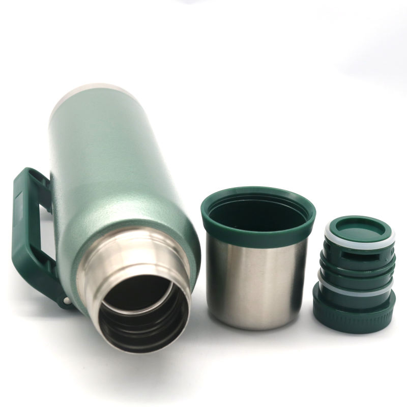 1L/1.3L/1.8L Big Capacity Stainless Steel Double Wall Insulated Vacuum Water Bottles For Hiking