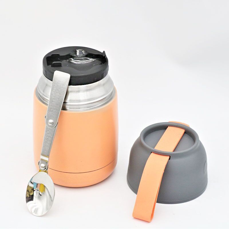 420ML Eco-friendly Stainless Steel Thermos Lunch Box For Hot Food Insulated Vacuum Kids Food Jar