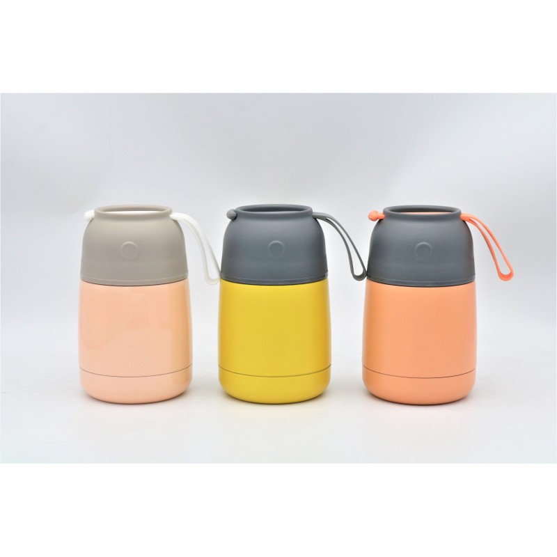 420ML Eco-friendly Stainless Steel Thermos Lunch Box For Hot Food Insulated Vacuum Kids Food Jar