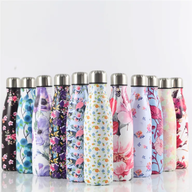 500ml Europe Style Best Selling Cola Flask Thermal Cola Water Bottle Stainless Steel Sport Water Bottle