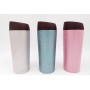 High quality stainless steel tumbler customized logo double wall vaccum cup travel coffee mug with 360 lid