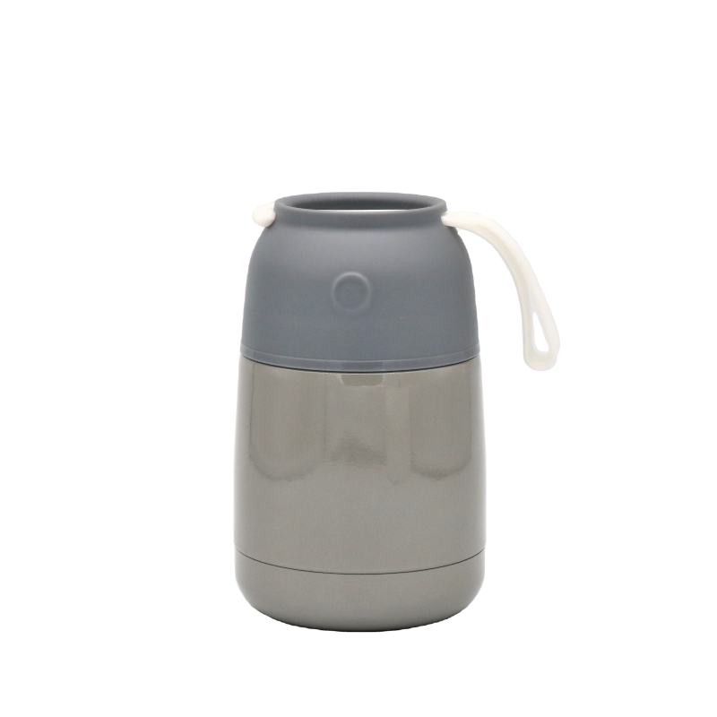 Wholesale 420ml Stainless Steel Custom Fruit Container Travel Food Jar Double Wall Vacuum Insulated Lunch Box With Spoon