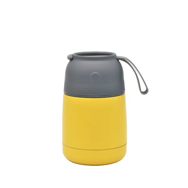 Wholesale 420ml Stainless Steel Custom Fruit Container Travel Food Jar Double Wall Vacuum Insulated Lunch Box With Spoon