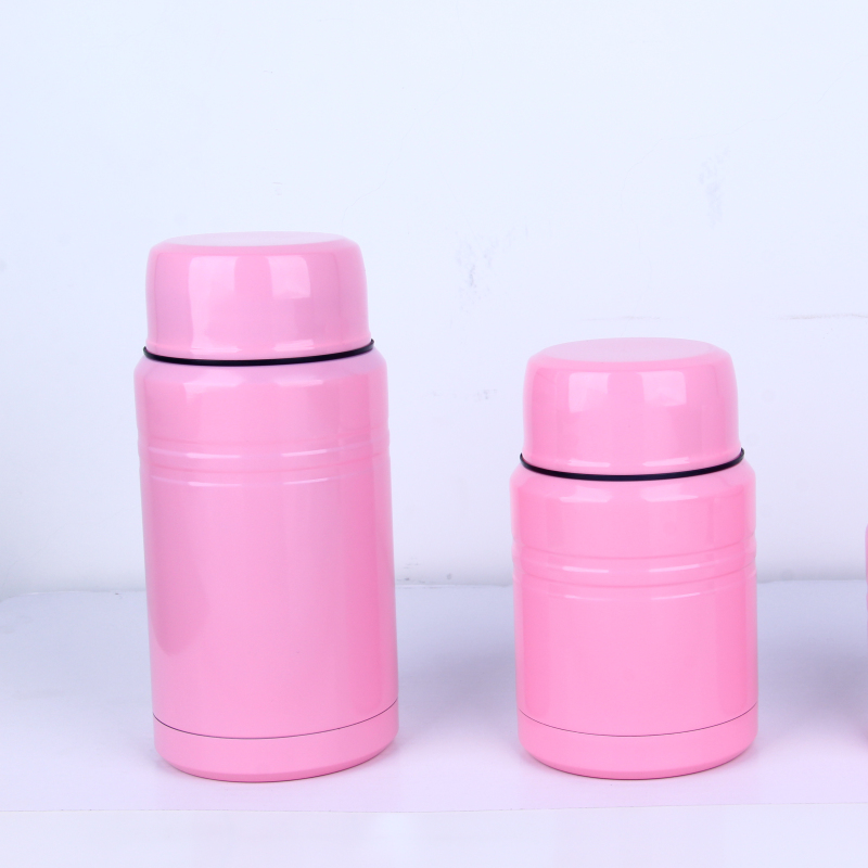 High Quality Stainless Steel Thermal Food Jar Double Wall Vacuum Insulated Lunch Box With Spoon