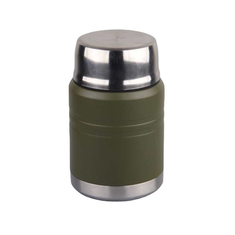 High Quality Stainless Steel Thermal Food Jar Double Wall Vacuum Insulated Lunch Box With Spoon