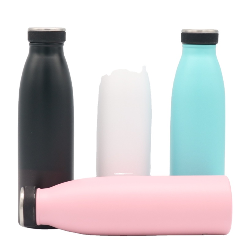 Hot Sale Double Wall Stainless Steel Insulated Eco 500ml Water Bottles Sport Drinking Metal 3000pcs