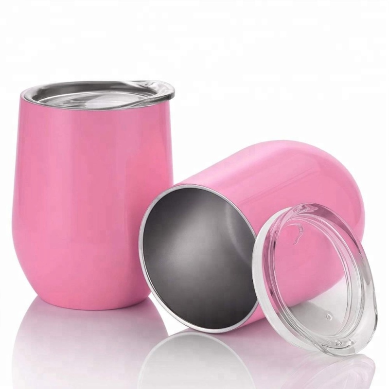 2023 custom logo 12oz double wall stainless steel vacuum insulated beer wine coffee tumbler cups