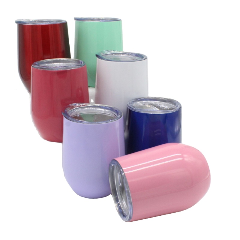 2023 custom logo 12oz double wall stainless steel vacuum insulated beer wine coffee tumbler cups