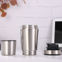 Bpa Free750ml Gym Insulated Double Wall Custom Stainless Steel Protein Shaker  Water Bottle With Shaker Ball And Container