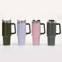40OZ Double Wall Thermos Vacuum Insulated Flask Stainless Steel Water Bottle With Handle Coffee Tumbler