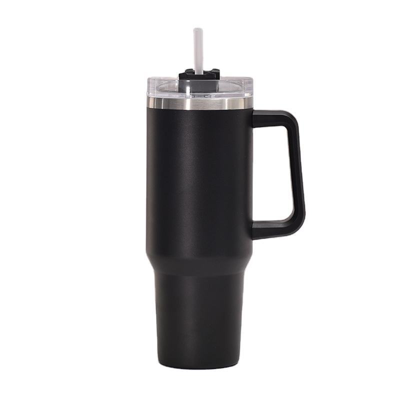 40OZ Double Wall Thermos Vacuum Insulated Flask Stainless Steel Water Bottle With Handle Coffee Tumbler