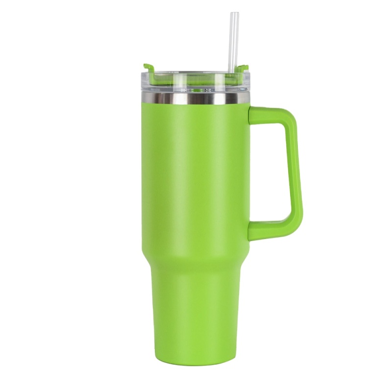 40OZ Double Wall Thermos Vacuum Insulated Flask Stainless Steel Water Bottle With Handle Coffee Tumbler