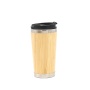 High Quality 500ml Triple Wall BPA Free Bamboo Stainless Steel Vacuum Insulated Flask Travel Thermos