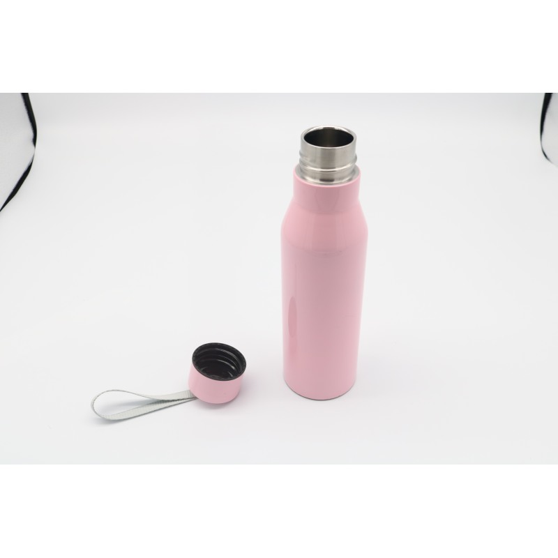 500ML Stainless Steel Double Wall Vacuum Flask Insulated Stainless Steel  Thermos With Rope Water Bottle