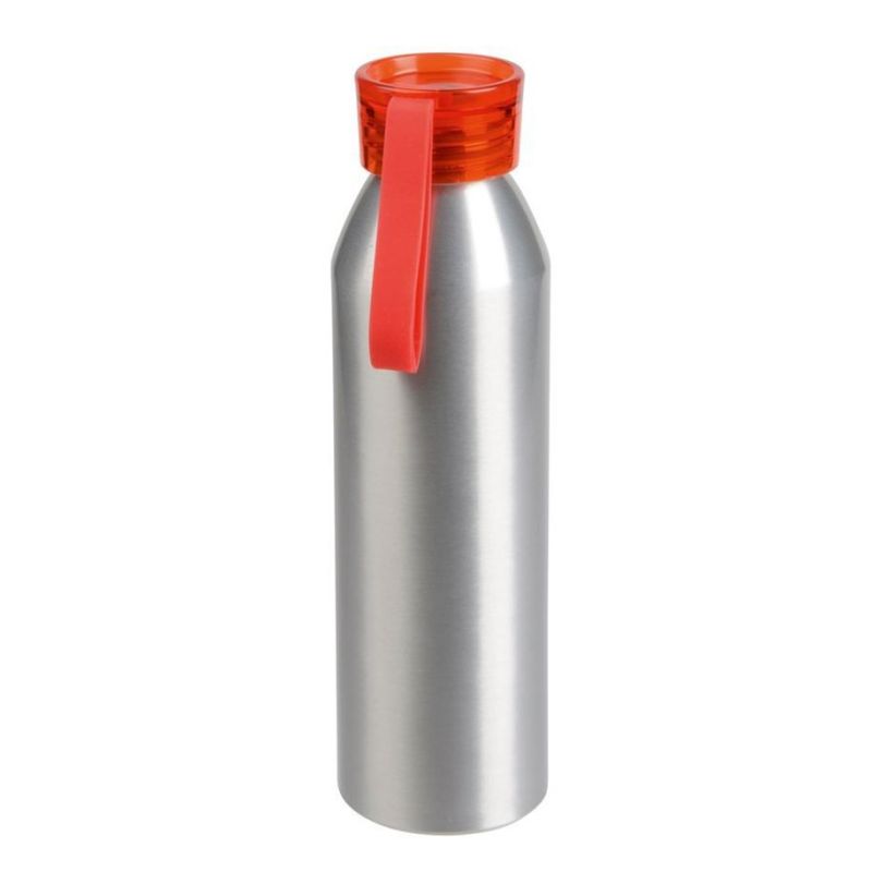 Factory Direct Supply Outdoor 650ml Aluminum Water Bottle Portable Travel Flask Sports Bottle with Rope Handle