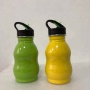 2023 Hot Selling Product 350 ml Custom Stainless Steel Single Wall Gourd Shape Water Bottle with Lid