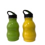 2023 Hot Selling Product 350 ml Custom Stainless Steel Single Wall Gourd Shape Water Bottle with Lid