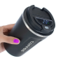 2023 New Double Wall Stainless Steel Vacuum Smart Temperature Controlled Coffee Mug Cups With Temperature Display Led Lid