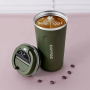 2023 New Double Wall Stainless Steel Vacuum Smart Temperature Controlled Coffee Mug Cups With Temperature Display Led Lid