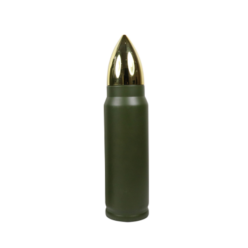 Factory direct sales 500ml custom bullet shape double stainless steel vacuum insulated water bottle