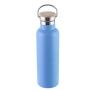 Custom Logo 1000ml Insulate Stainless Steel Water Bottle Double Walled Vaccum Flask Sport Kettle with Steel Handle Lid Vacuum