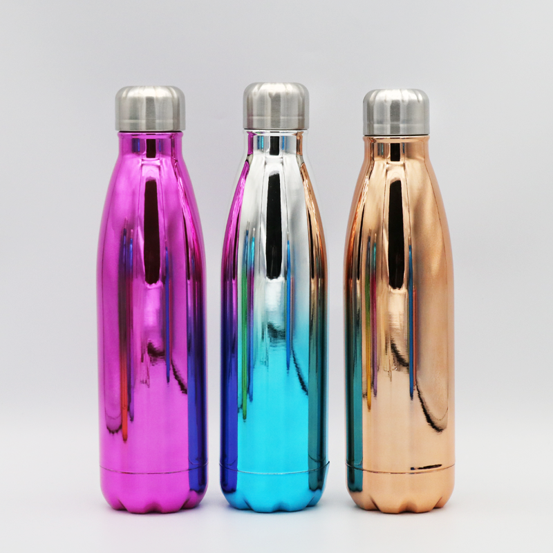 Hot Selling 500ml Stainless Steel Cola Shape Bottle Double Wall Sport Flask Insulate Termos