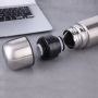 Factory Wholesale Stainless Steel Double Wall Vacuum Flask Insulated Thermos Bullet Shape Water Bottle