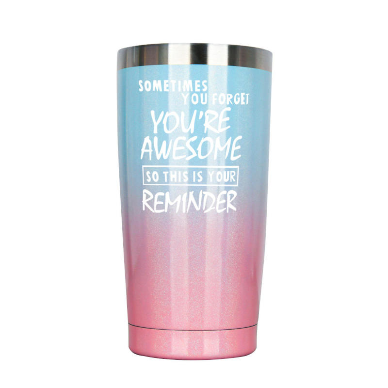 Eco-friendly Stainless Steel Double Wall Vacuum Flasks Coffee Mug Insulated Thermos Tumbler