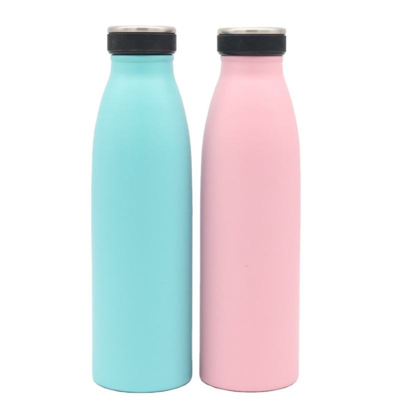 OEM 500ml Stainless Steel Vacuum Flask Insulated Milk Bottle Colorful Cola Hot and Cold Water Bottle