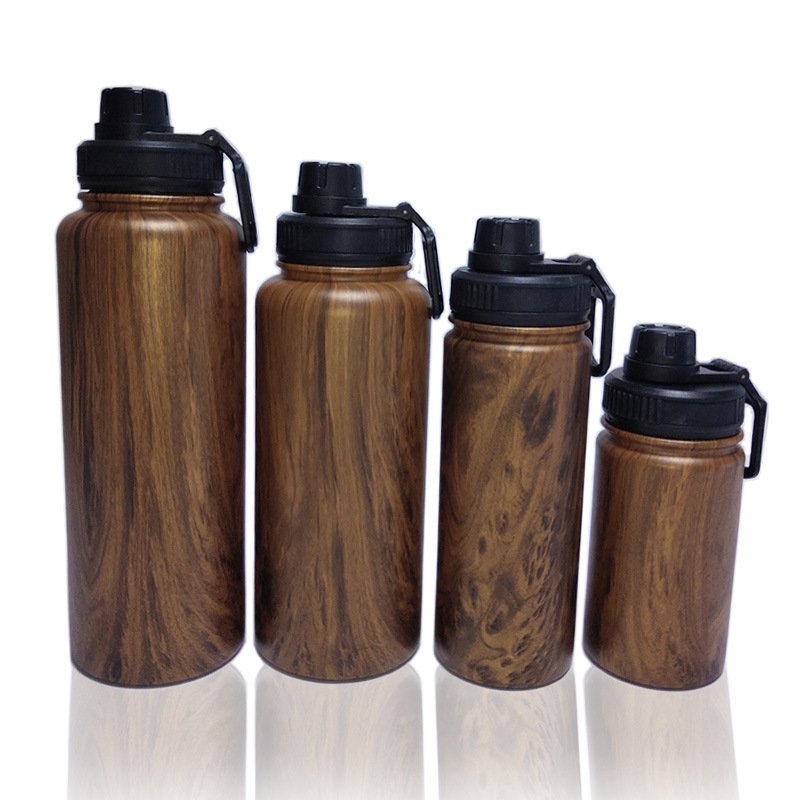 Eco Friendly Stainless Steel Wide Mouth Vacuum Flasks Insulated Thermos For Outdoor Sport Water Bottle