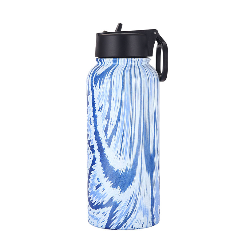 Eco Friendly Stainless Steel Wide Mouth Vacuum Flasks Insulated Thermos For Outdoor Sport Water Bottle