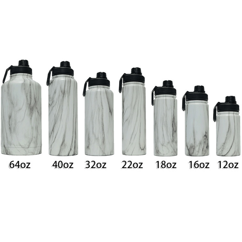 Eco Friendly Stainless Steel Wide Mouth Vacuum Flasks Insulated Thermos For Outdoor Sport Water Bottle