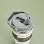 20OZ/30OZ Double Wall Thermos Vacuum Insulated Flask Stainless Steel Travel Mug With Handle Lid Tumbler