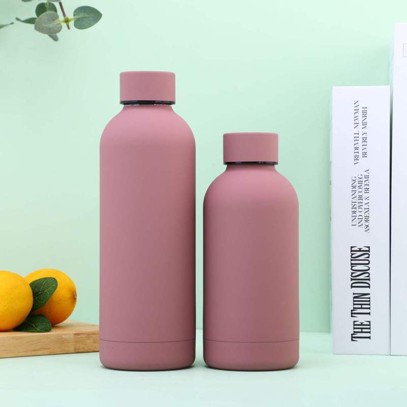 Eco-friendly Stainless Steel Double Wall Insulated Vacuum Flasks With Different Lids Thermos Water Bottle